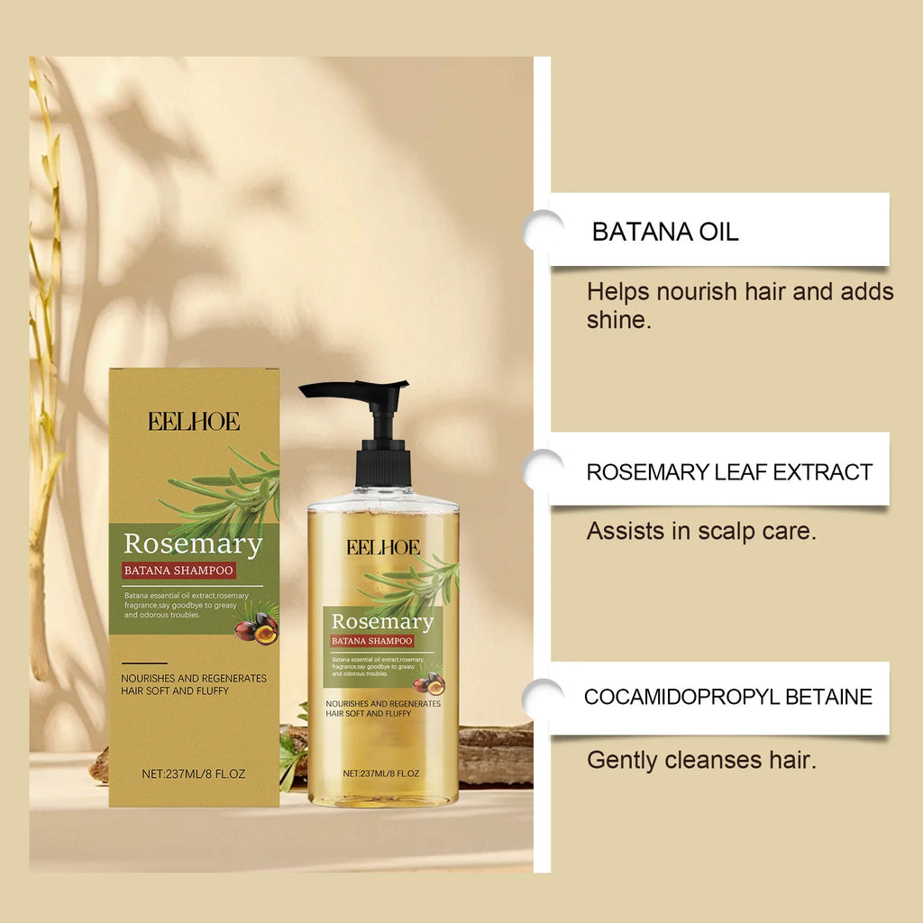 Batana Oil Shampoo - Deep Cleans Scalp & Hair, Controls Oil, Moisturizes, Softens Hair Strands, Reduces Dandruff & Soothes Scalp Oasis Select