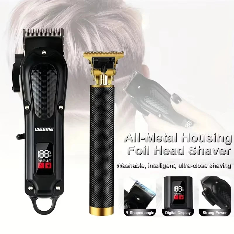 WEEME 806-HW Electric Hair Clipper UBS Rechargeable Cordless Beard Trimmer Men Powerful Electric Hair Clipper Trimming Tool Oasis Select