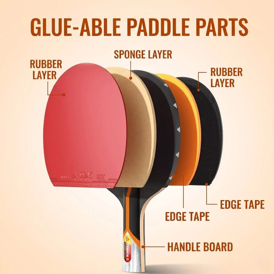 MIRAVEXL 50ml High-Speed Table Tennis Racket Liquid Glue — Professional Racket Rubber Adhesive (Includes Sponge Applicator) Oasis Select