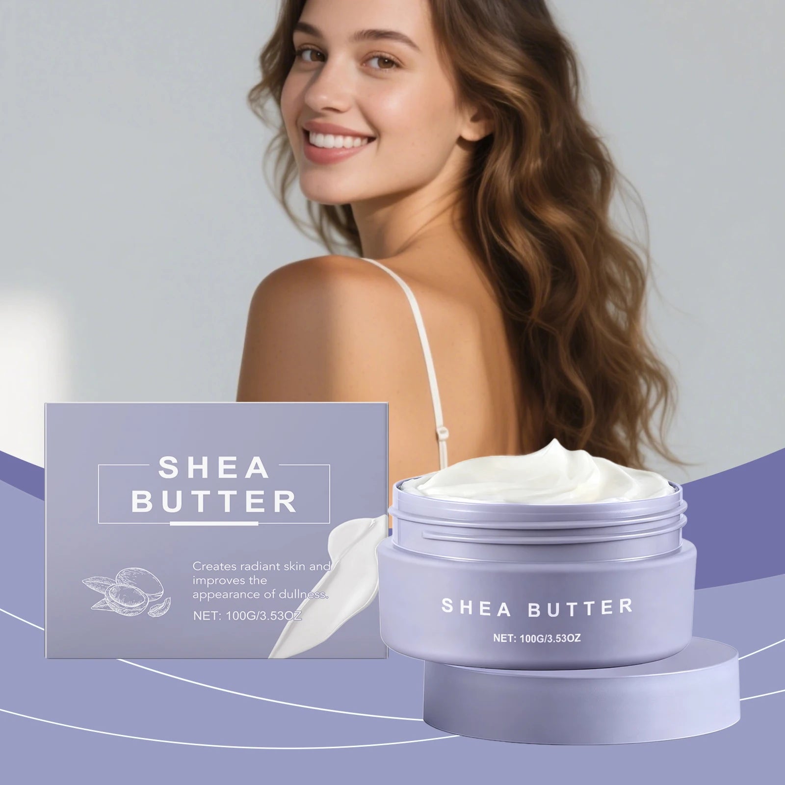 Repairs Damaged Skin Shea Butter Moisturizing Cream Regulates Sebum Balance Reduces Oil Secretion Prevents Acne Skincare Cream Oasis Select
