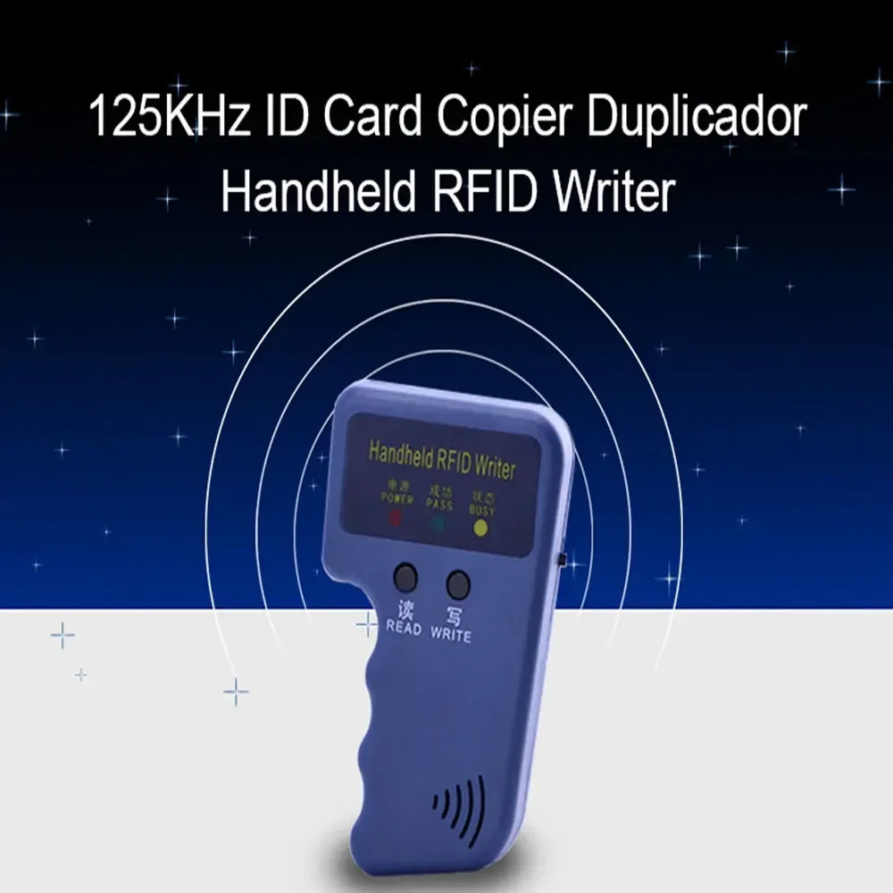 EM Handheld RFID Copier Card Reader Writer Duplicator Programmer Support EM5200 4100 EM4305/ T5577 Rewritable 125Khz Keyfob tag Oasis Select