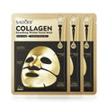 Sadoer Gold Collagen Sheet Mask – Moisturizing & Anti-Wrinkle Collagen Sheet Mask Oasis Select 3Pcs