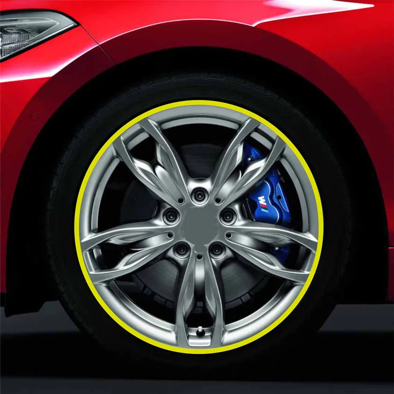 Motorcycle wheel hub sticker, off-road rider car, steel rim color strip sticker, wear-resistant and waterproof universal version Oasis Select
