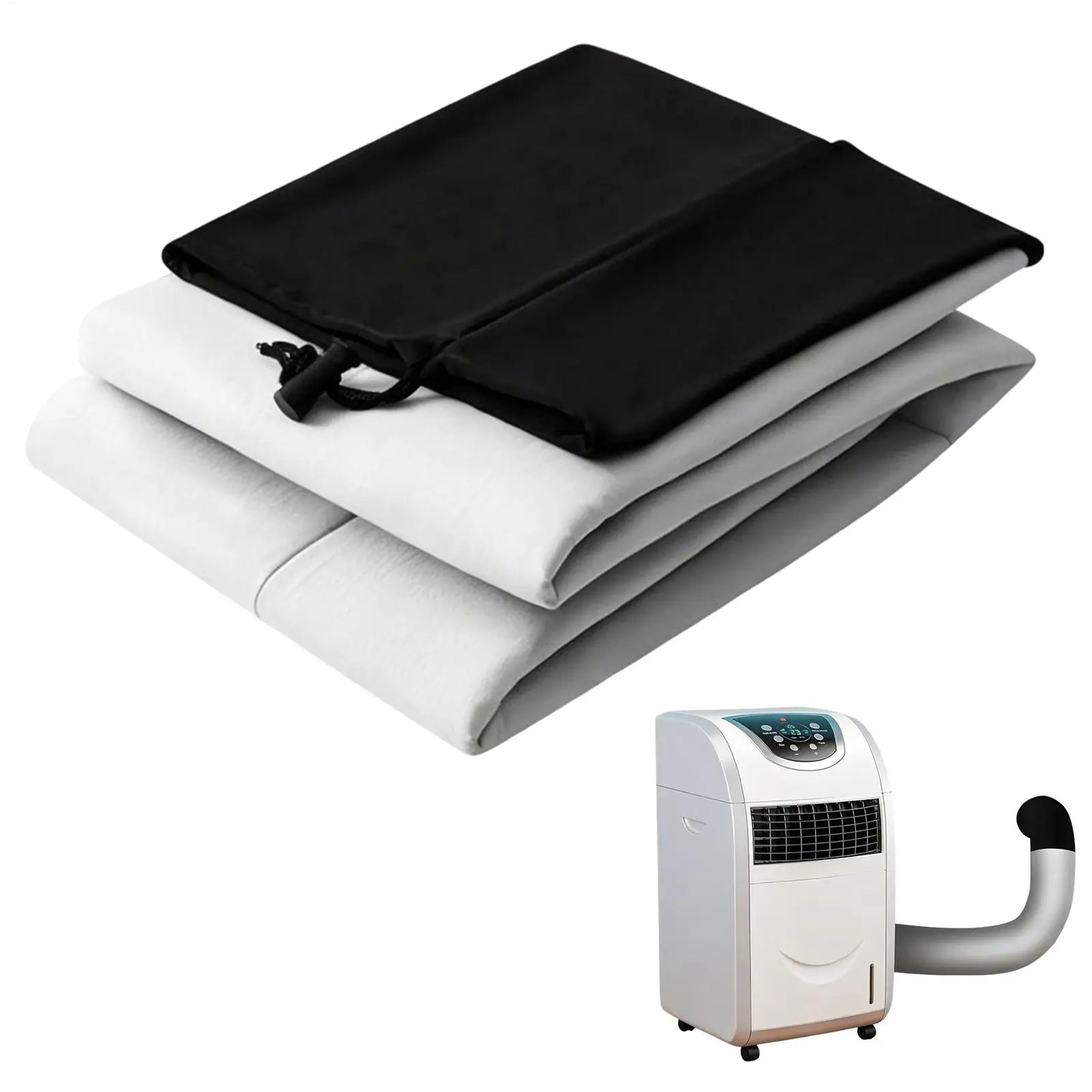 Pipe Hvac Insulated Wrap Portable Ac Hose Insulation Sleeve Ac Hose Cover Air Conditioner Exhaust Pipe Insulation Cover for Home Oasis Select
