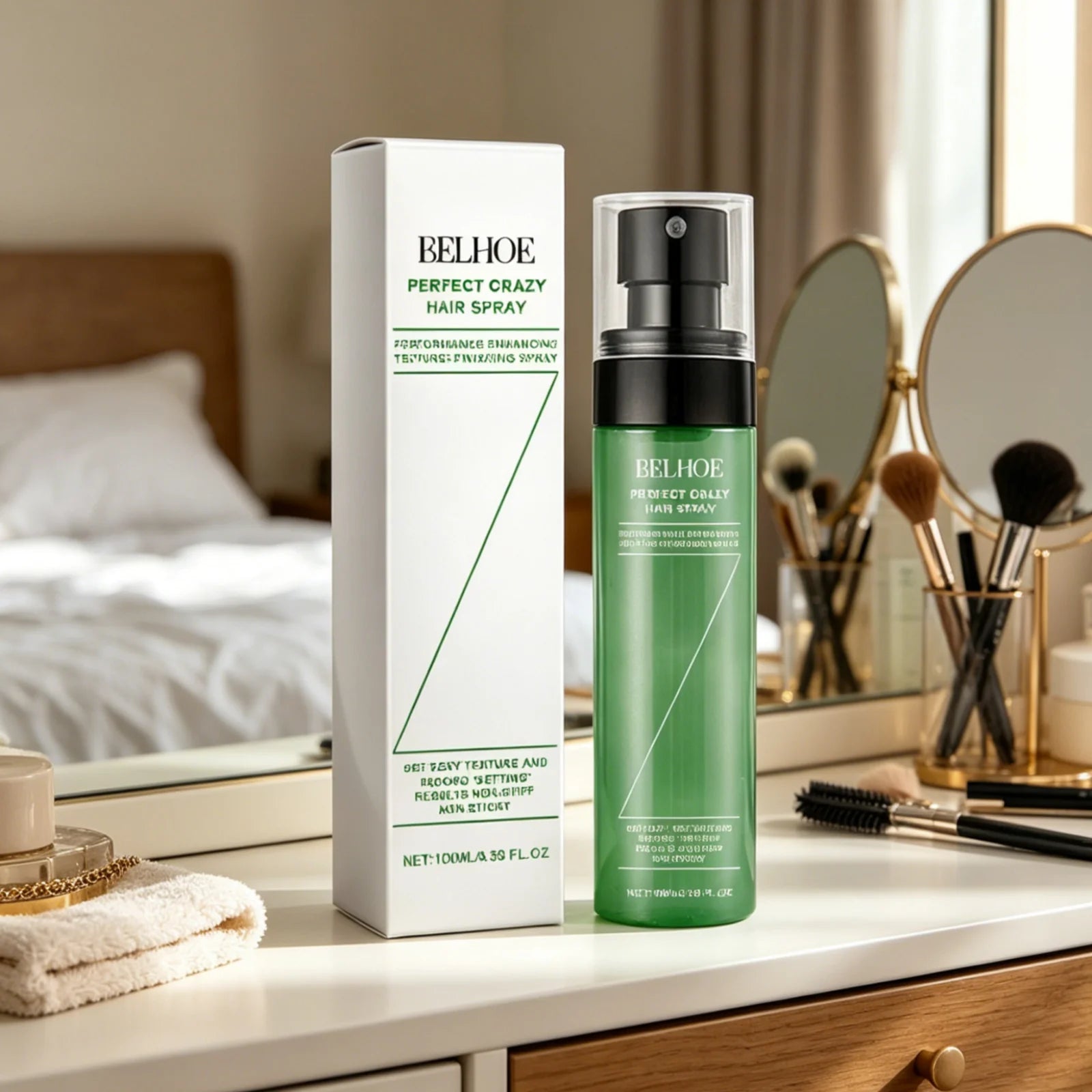EELHOE Volumizing Hair Spray Oil Control Refreshing Anti Frizz Quick Dry Lightweight Non Greasy Soft Smoothing Hair Spray 100ml Oasis Select