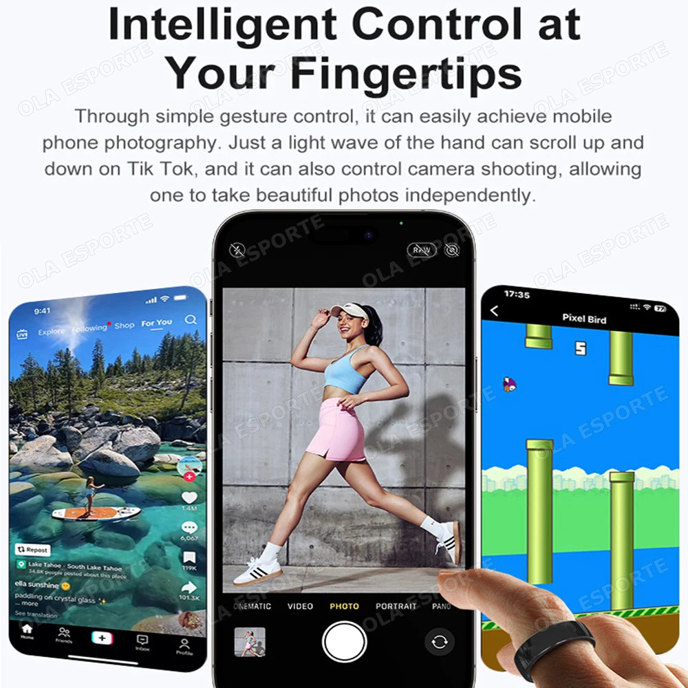 Ola Esporte Smart Ring – Heart Rate, Sleep & Health Tracker