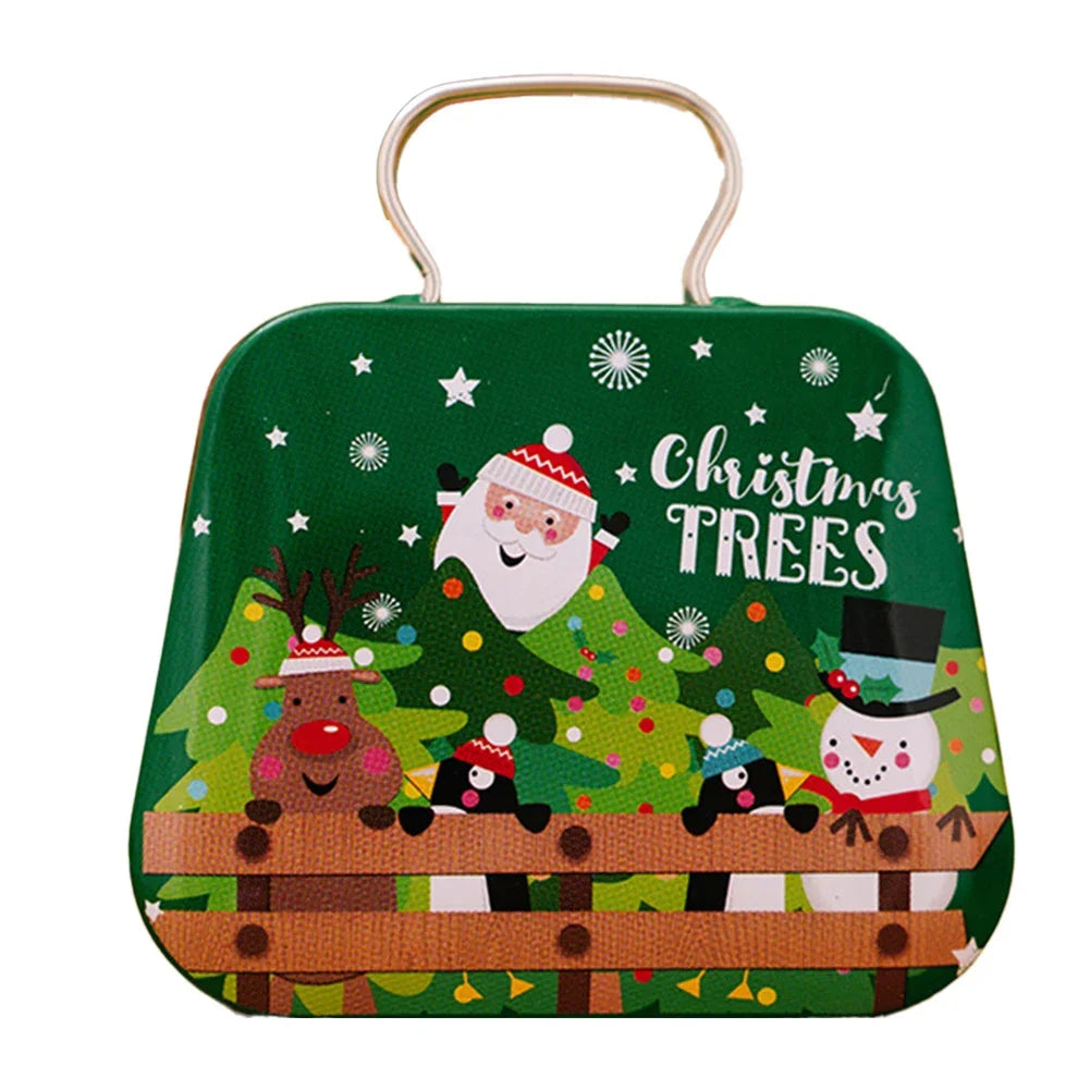 Charming Holiday Decor As Show Metal Cookie Box Ample Space For Treats Multi-functional Use For Holiday Treats Oasis Select B China Mainland