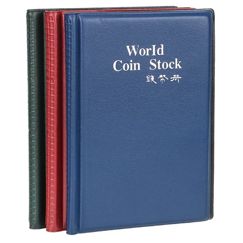 For Collector Coin Holder Albums Mini Penny Coin Storage Bag Collecting Money Organizer 120 Pockets Coins Collection Album Book Oasis Select