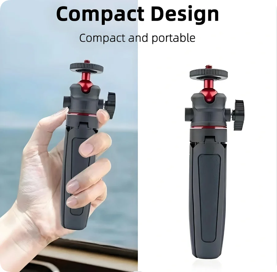 2-in-1 Selfie Stick Tripod for GoPro, Insta360, DJI & Phone
