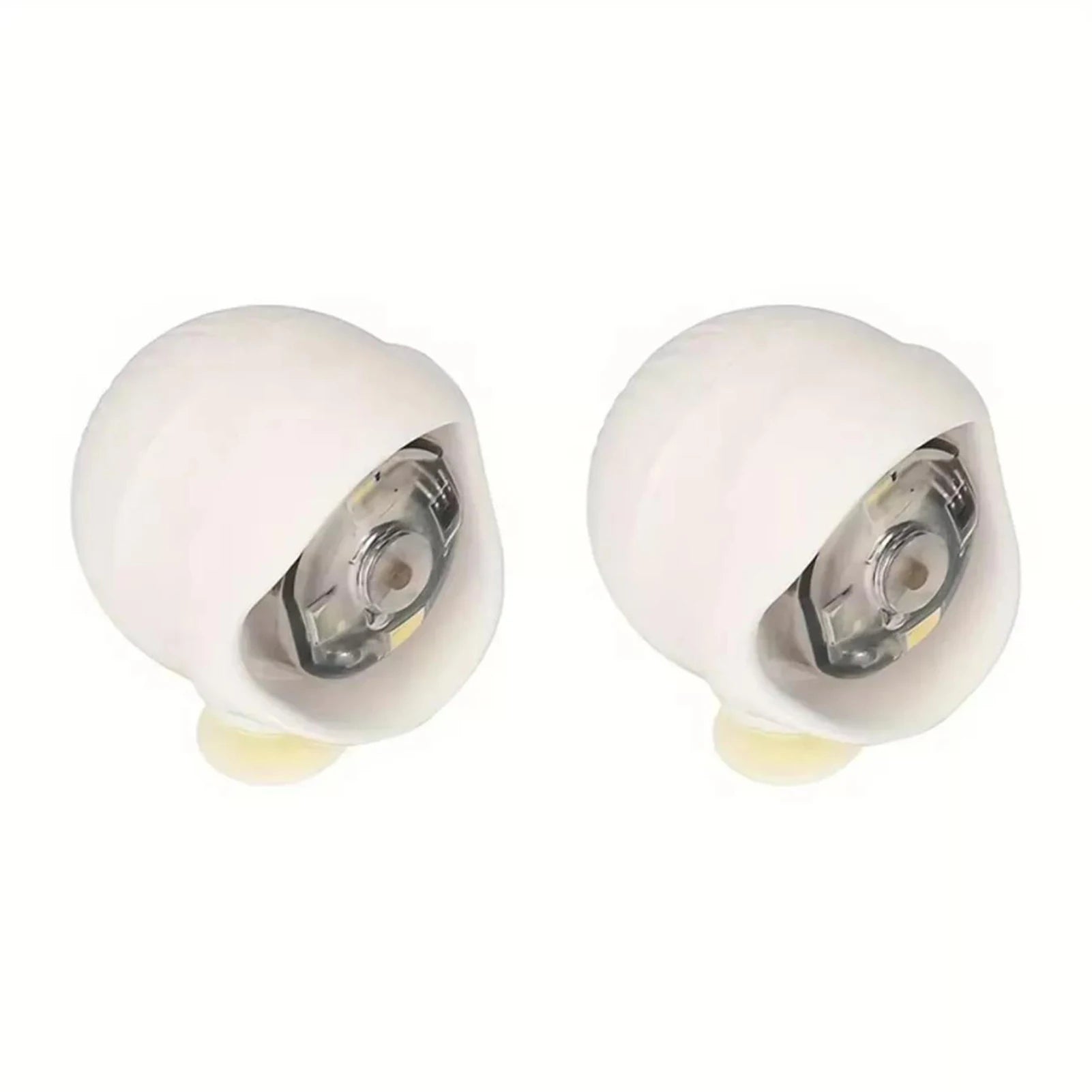 LED Clog Shoe Lights – 2pc USB Rechargeable Waterproof Headlights Shoe Lights Oasis Select White
