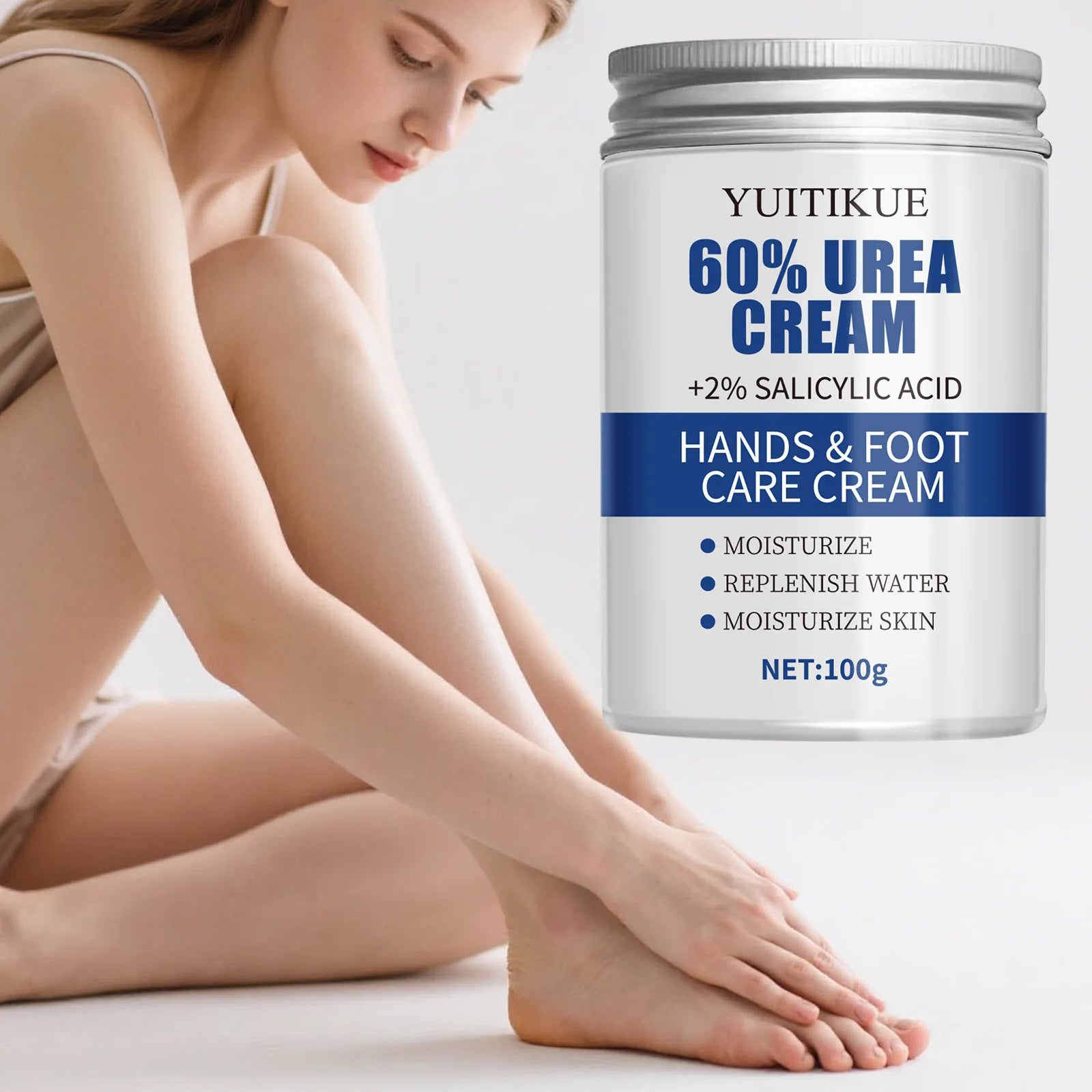 YUITIKUE 60% Urea Foot Cream – Cracked Heel Repair 100g