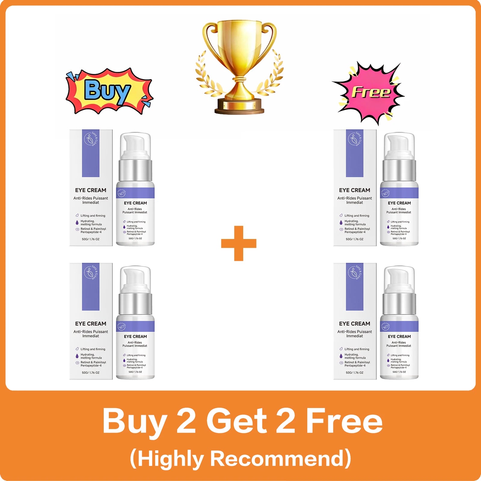 Retinol Eye Cream – Firming, Hydrating & Dark Circle Minimizer Eye Cream Oasis Select Buy 2 Get 2 Free