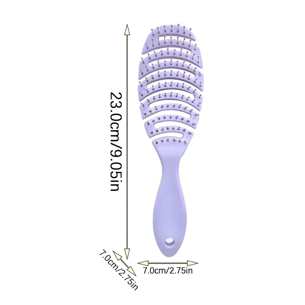 Hollow Detangling Hair Brush – Anti-Static Scalp Massage Comb Detangling Hair Brush Oasis Select