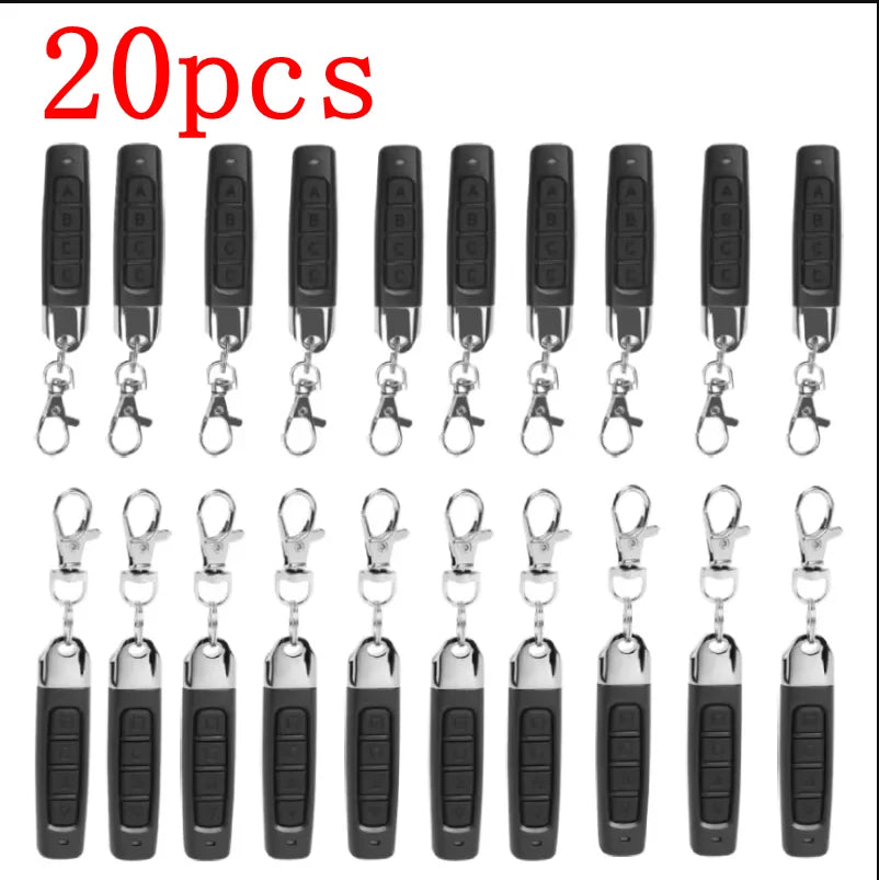 50PCS 433mhz Remote Control Duplicator Universal Remote key Copy Clone Replacement Garage Door Keychain RF 433Mhz Transmitter Oasis Select 20PCS