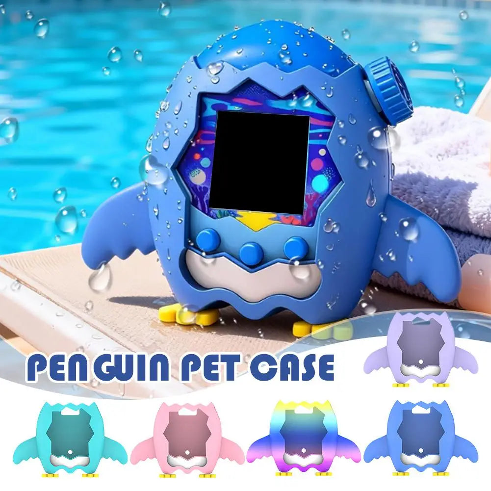 Tamagotchi Paradise Silicone Case – 360° Penguin Protective Cover