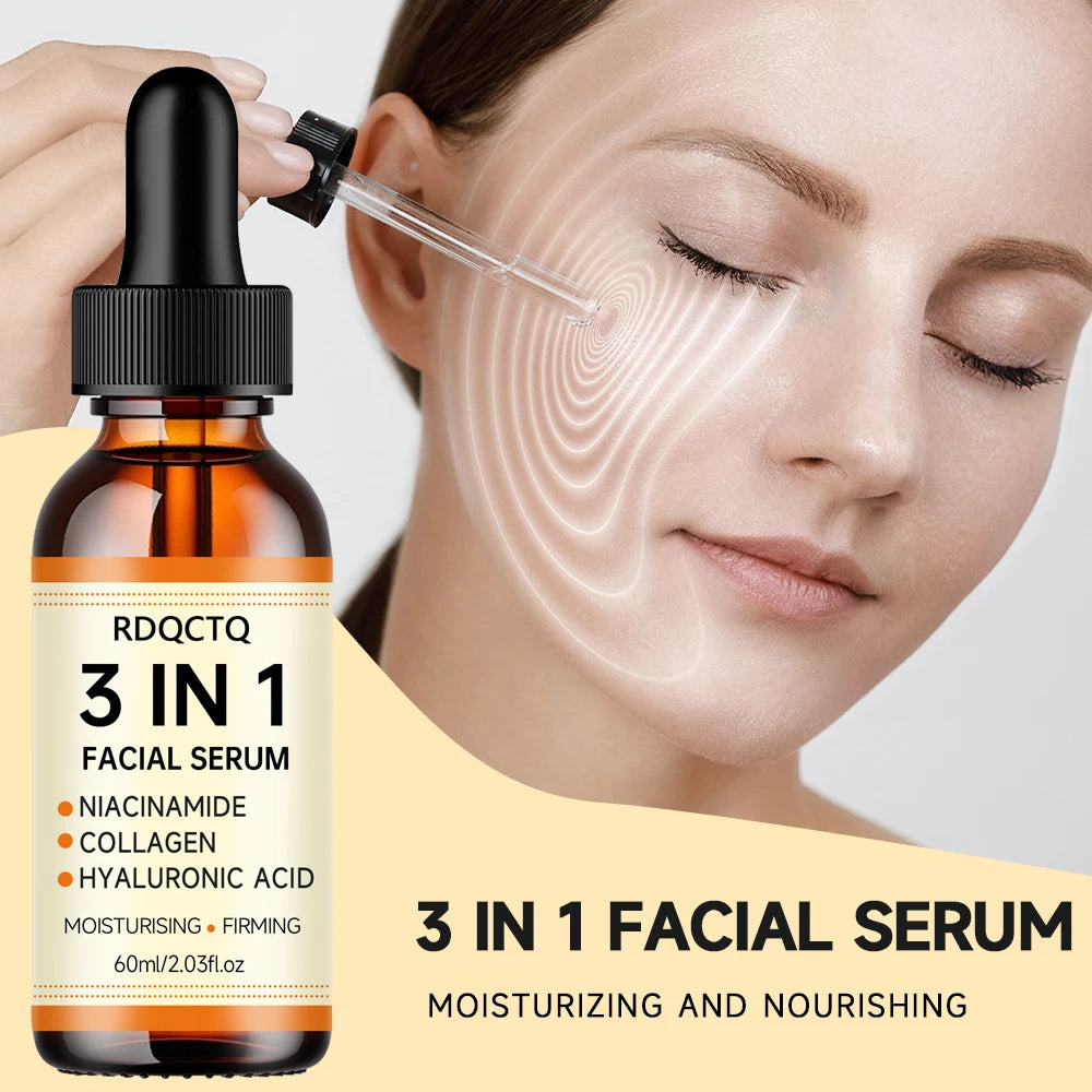 Niacinamide Collagen Hyaluronic Acid Serum – 3-in-1 Face Essence Face Serum Oasis Select
