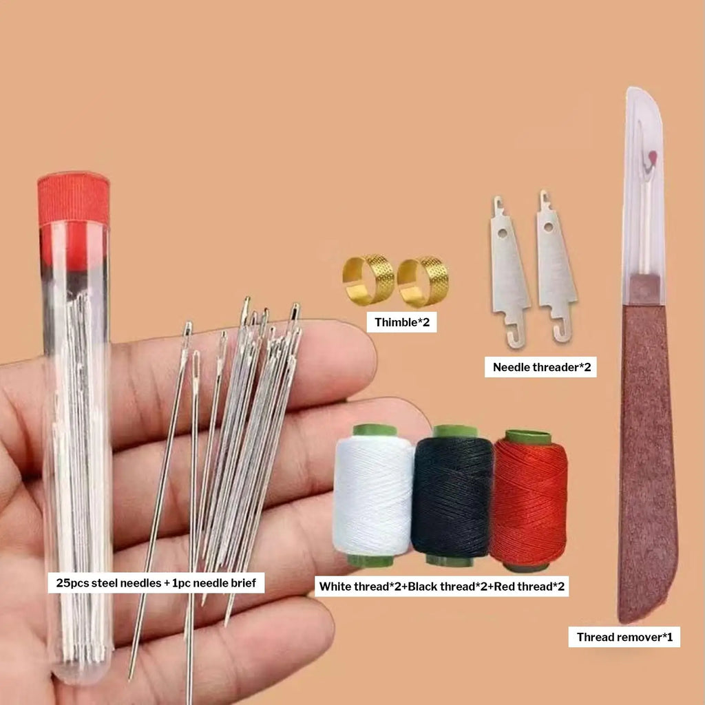 Sewing Kit for Beginners Needle and Thread Tool Portable Set of 37 Sewing Kit for Dormitory Tailors College Travel Hobby Tailors Oasis Select
