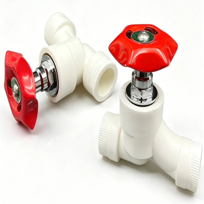 PPR Lifting S-type Globe Valve High Flow Hot Melt Iron Handwheel Straight Through Gate Valve Water Pipe Fittings Oasis Select