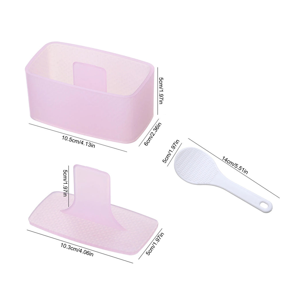 Sushi Mold Triangle Mould Onigiri Rice Ball Food Press Triangular Sushi Maker Mold Sushi Kit Kitchen Bento Rice Balls Accessory Oasis Select Rectangle