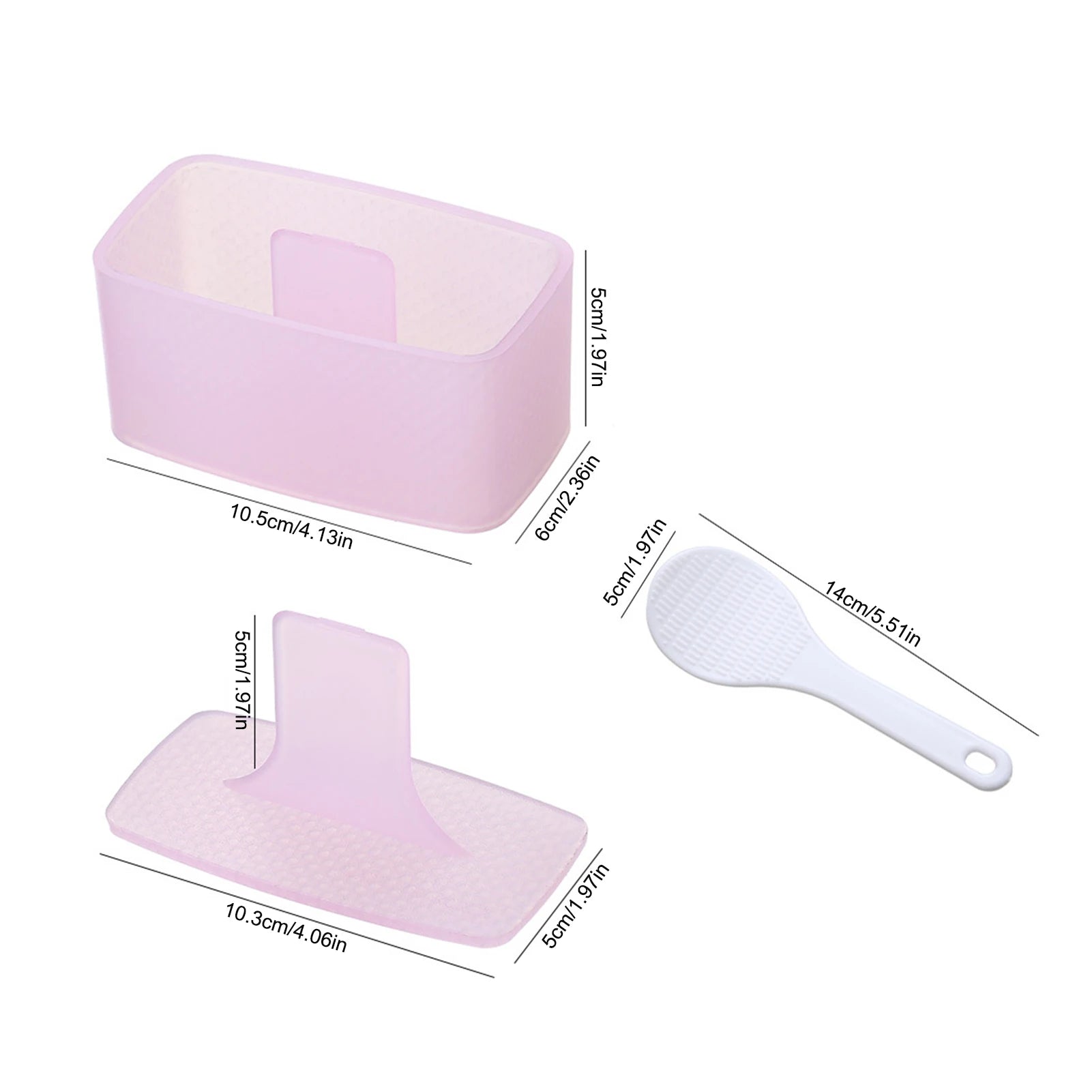 Sushi Mold Triangle Mould Onigiri Rice Ball Food Press Triangular Sushi Maker Mold Sushi Kit Kitchen Bento Rice Balls Accessory Oasis Select Rectangle