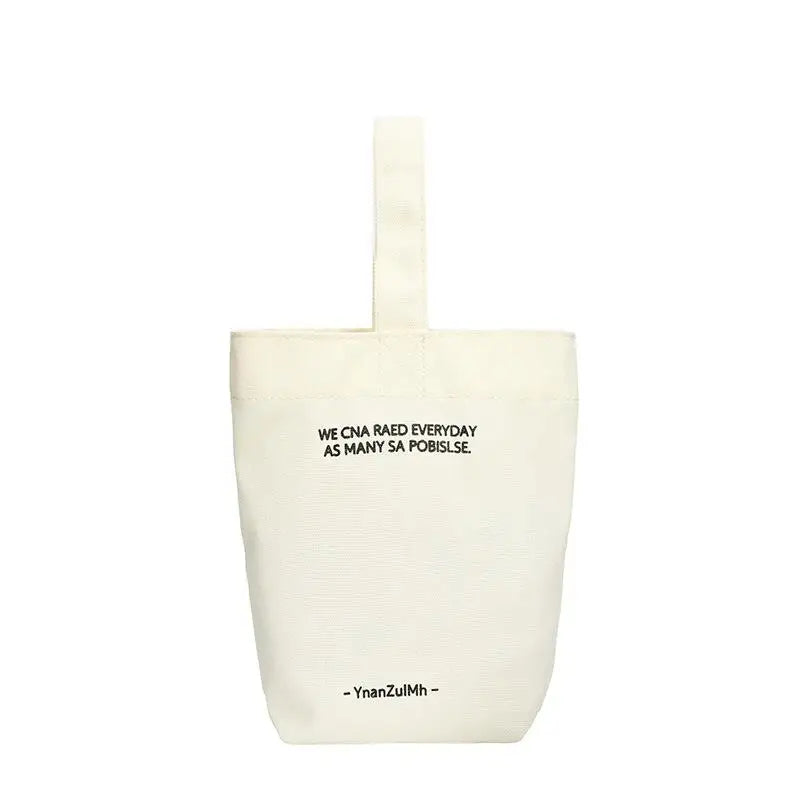 Simple Casual Handbags Canvas Shoulder Crossbody Bags Large Capacity Shopper Bag Letters Shoulder Crossbody Bags Purse Oasis Select Beige