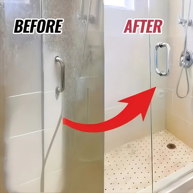 QIFENGHE Glass Cleaner Spray – Shower Door & Hard Water Stains Glass Cleaner Spray Oasis Select