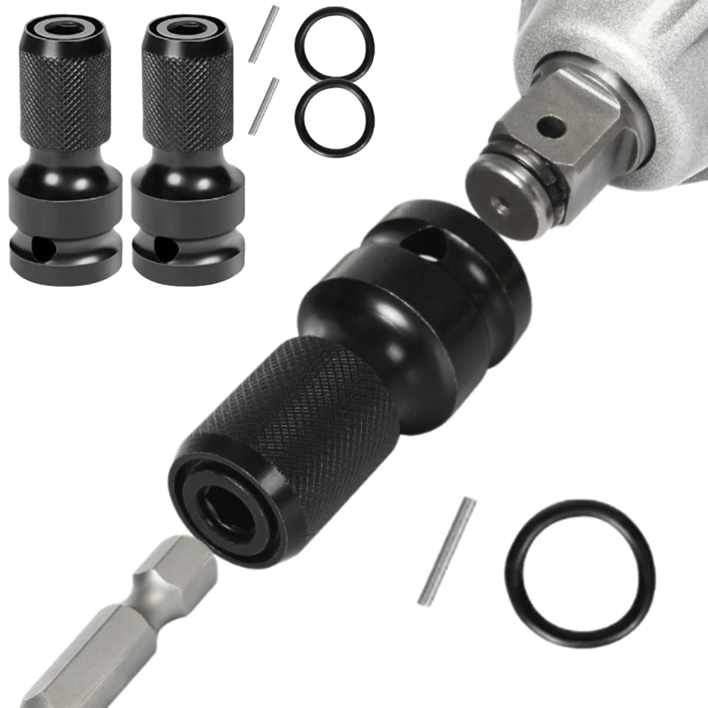 1/2" to 1/4" Hex Socket Adapter for Impact Wrench & Power Tools