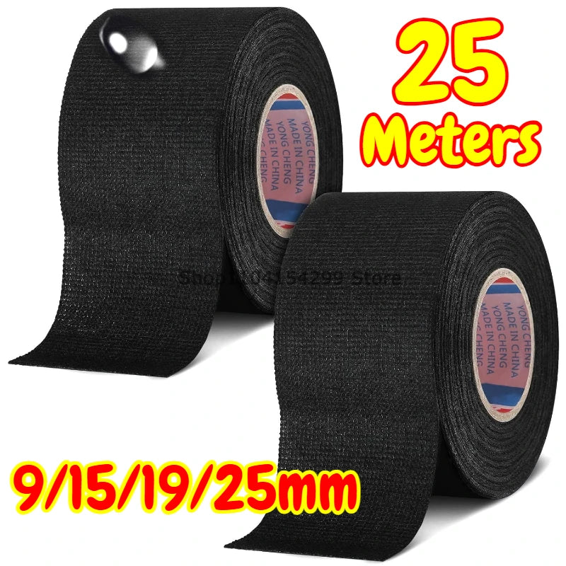 Car Cable Harness Wiring Fabric Loom Electrical Heat Tape Resistant Wiring Bundle Tape Coroplast Adhesive Automotive Cloth Tape Oasis Select