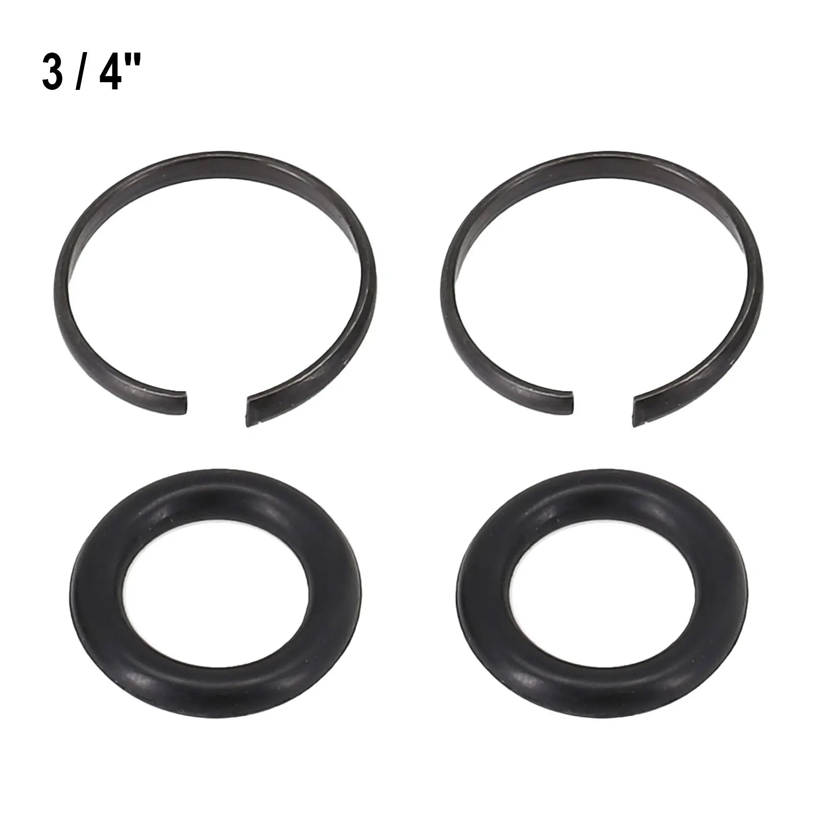 2Set Retaining Ring Clip With O-Ring Socket Impact Wrench Snap Ring 3/8" 1/2" 3/4" 1" Impact Wrench Accessories Oasis Select 3 4