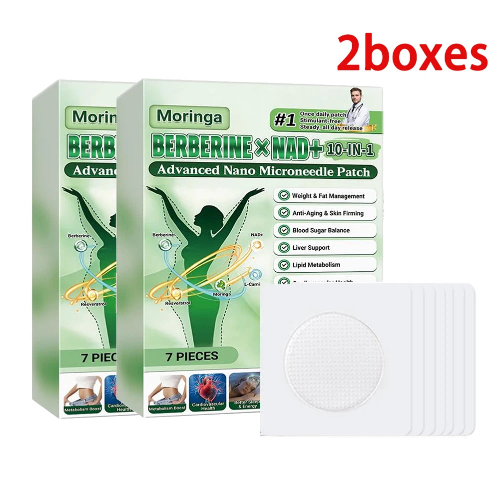 10-in-1 Nano Microneedle Patch Natural Gentle Patches Moisturizing Skin for Women Men Firming Nano Microdarts Patches 0.2mm Oasis Select 2 boxes