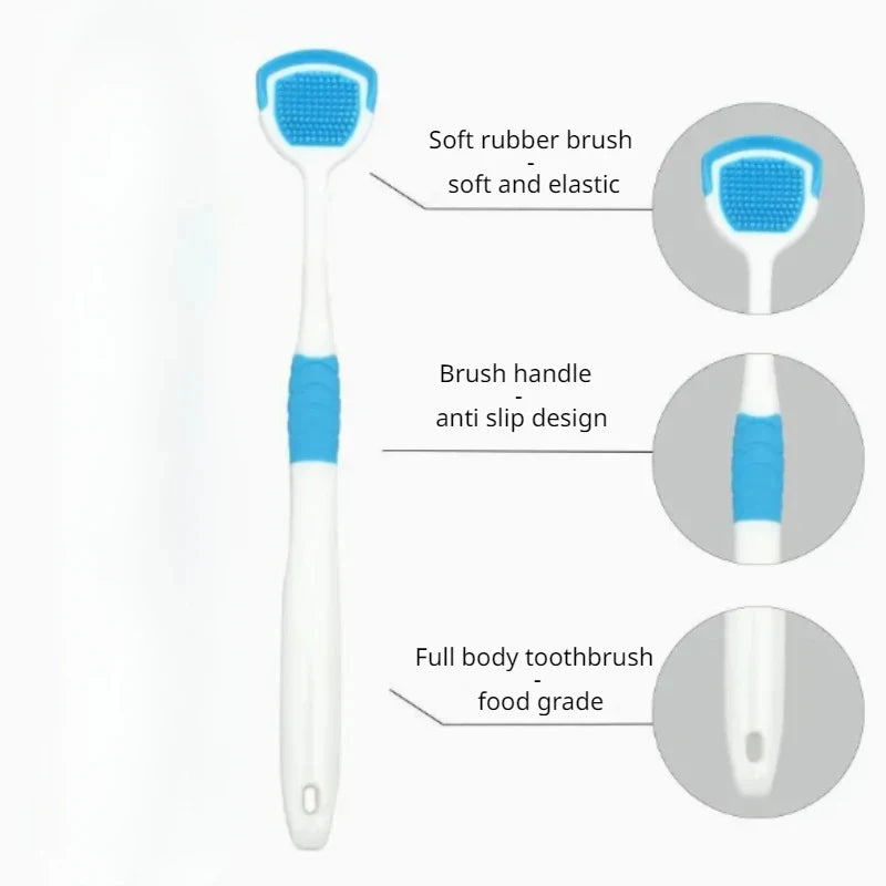 1Pc Tongue Scraper, Adult Oral Care Tool for Reducing Bad Breath and Tongue Cleaning Oasis Select