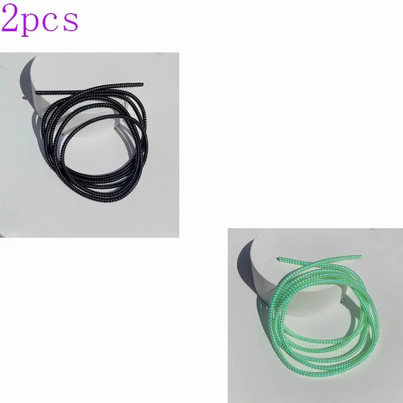 2/1Pcs 1.6M Laser Cable Protectors Spiral Data Cable Organizer Wrap Universal Phone Charger Cord Saver Sleeve Oasis Select Mix colors-2pcs 1