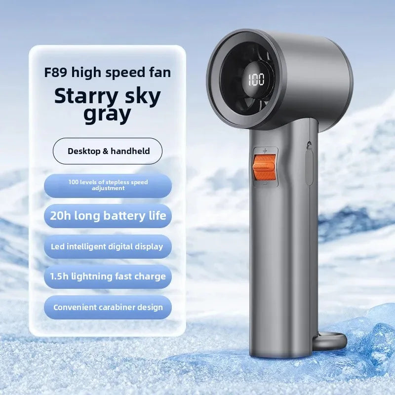 URGGU USB Rechargeable Portable Mini High-Speed Handheld Fan