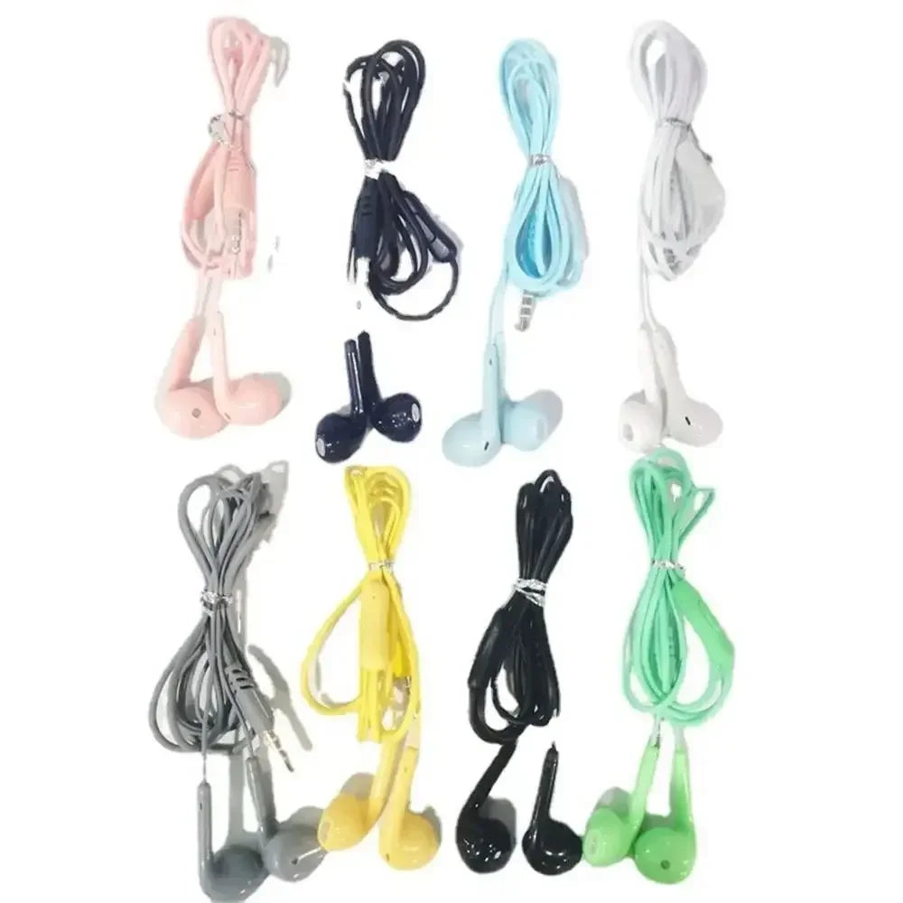 1PC 3.5mm Stereo In-Ear Earphone With Microphone Heavy Bass Wired Headset Earphones with Mic Universal for Xiaomi/Huawei/Samsung Oasis Select