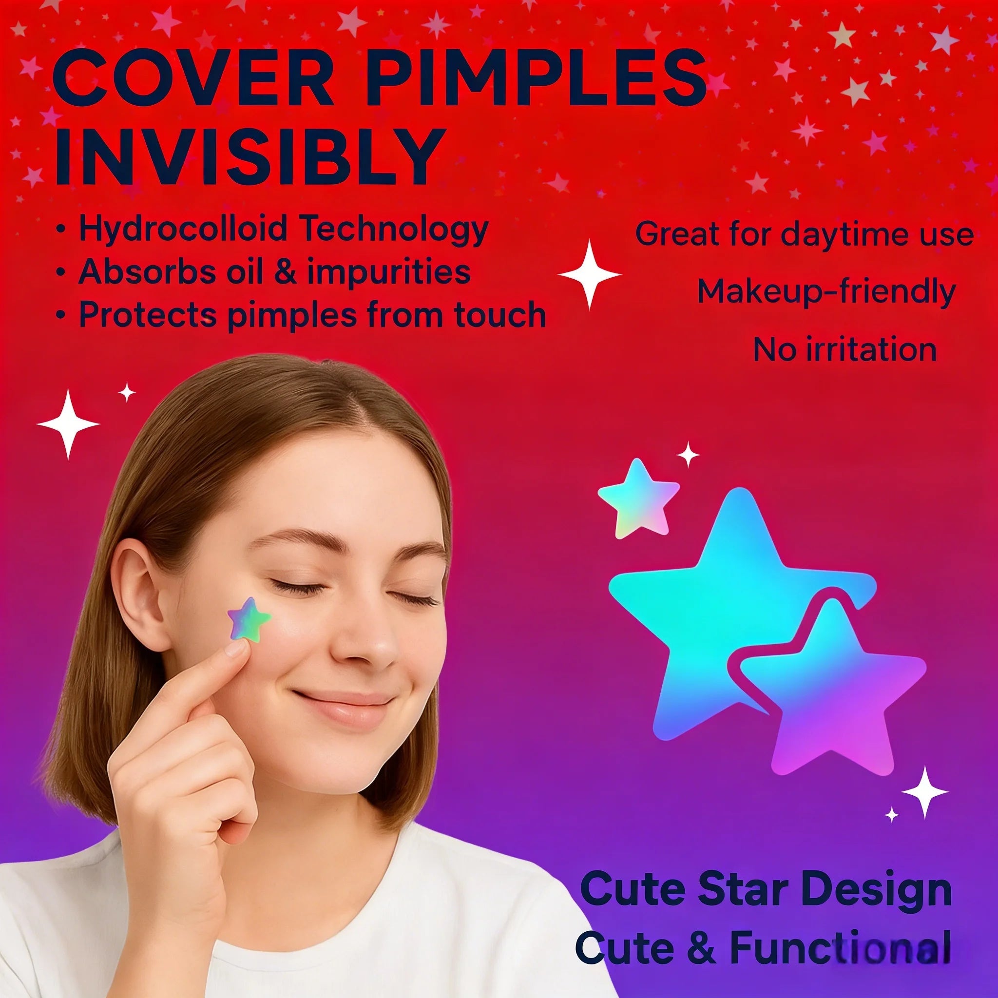 864/432 Acne Patch | Infused with Tea Tree Oil, suitable for acne and blemishes, suitable for all light beige skin tones Oasis Select