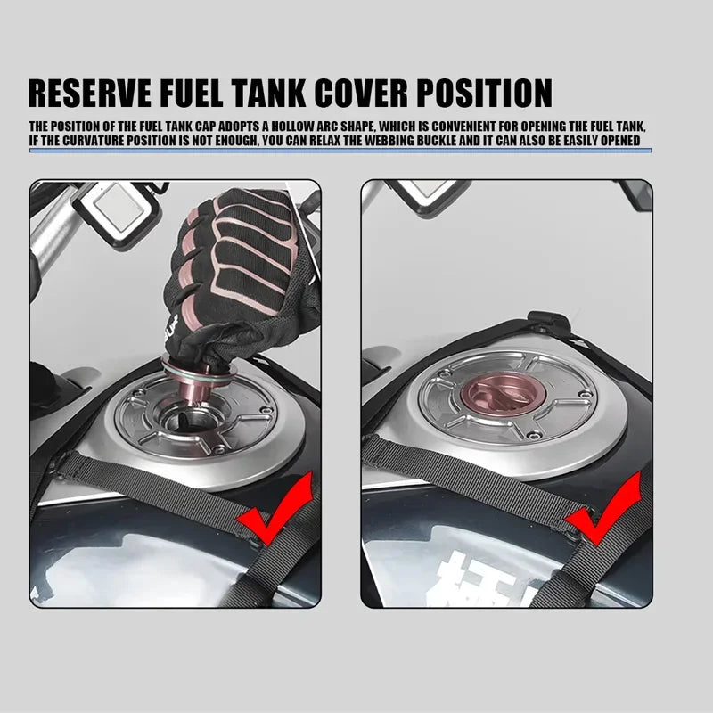 Motorbike Fuel Tank Side Bag Universal Mounting Base Front Load Saddle Bag Hanging Base for Motorcycle Accessories Oasis Select