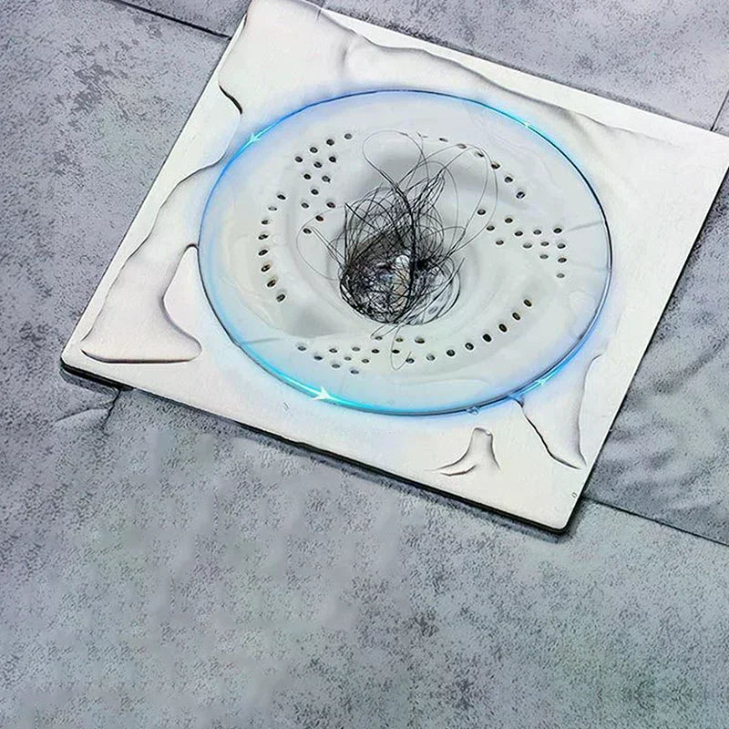 New Household Vortex Floor Drain Filter Bathroom Sewer Hair Filter Toilet Drainage Anti-hair Universal Oasis Select