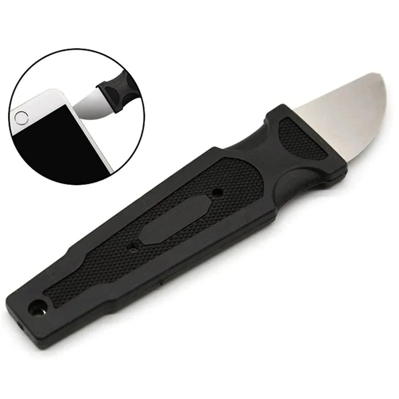 1pcs Crow Bar Stainless Steel Disassembly Tool Thin Disassembly Piece Metal Disassembly Stick Phone Tablet Repair Tool Crowbar Oasis Select