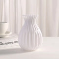 Nordic-Style Luxe-Chic Vase for Living Room or Dining Table Floral Arrangements and Home Decor Living Room Decoration Oasis Select WHITE