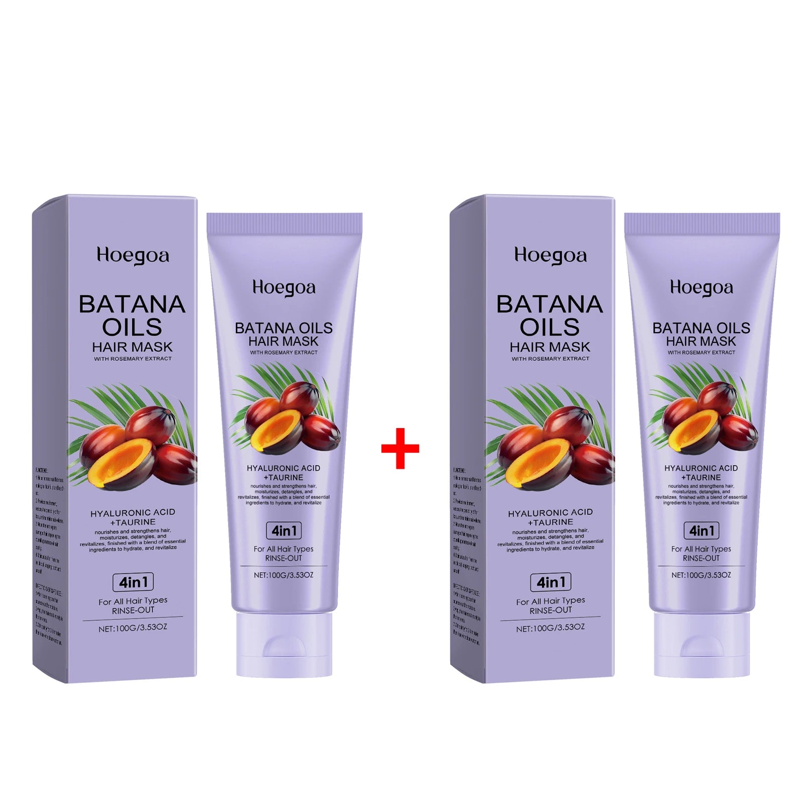 Batana Oil Hair Mask Straightening Hair Anti Loss Deep Nourish Smoothing Repair Damaged Split Hair Growth Dense Hair Conditioner Oasis Select 2pcs