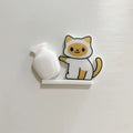 Cat Pushing Vase Refrigerator Magnets Home Decor Fridge Magnet Cat Whisker Collection Memorial Box Home Office Decor For Gift Oasis Select A4