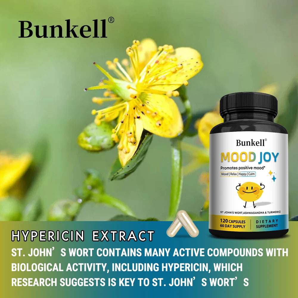 St. John's Wort Complex – Mood, Stress & Sleep Support Herbal Supplement Oasis Select