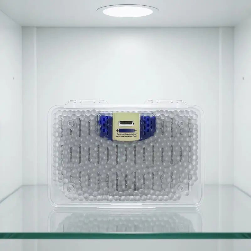 Mini Reusable Silica Gel Dehumidifier Card | USB Type-C Rechargeable