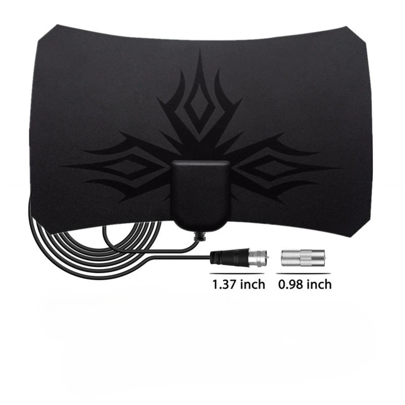 2025 ATSC 4K 1080P HDTV Antenna DVB T2 Flame Design Digital TV Antenna Enhanced Signal Reception Oasis Select black