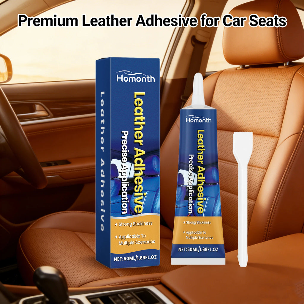 Leather Adhesive for Leather Shoes Bags Strong Adhesion Waterproof Quick Dry Avoid Drilling Nailing Car Leather Care Oasis Select