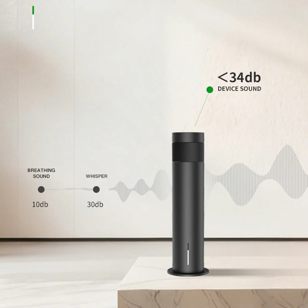 200m³ Smart Waterless Essential Oil Diffuser | Bluetooth Control