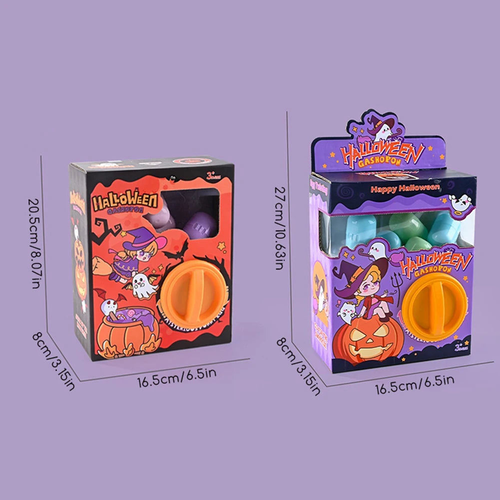 Halloween Mini Claw Machine for Kids – 6 Blind Box Surprises