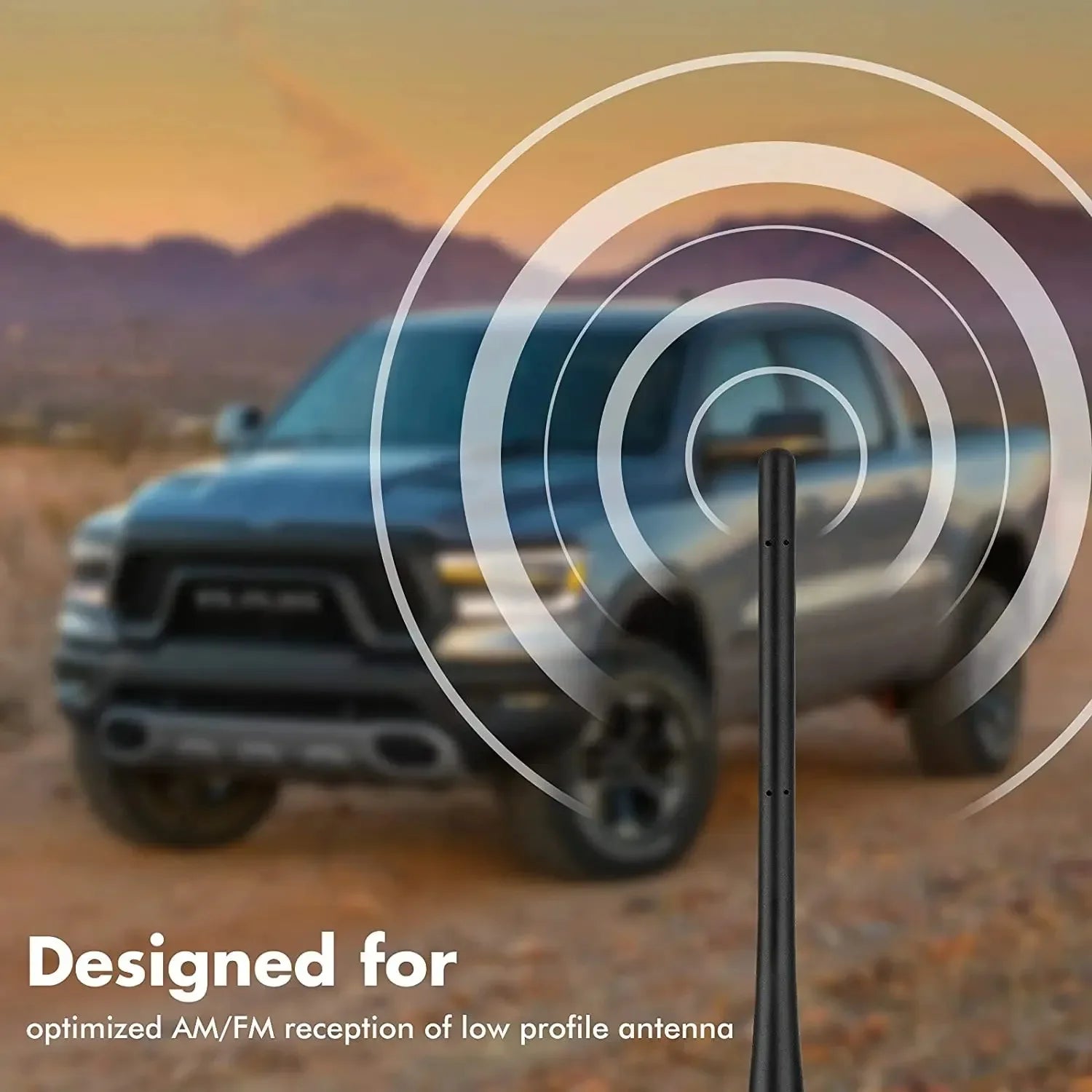 Universal Car Radio Rubber Antenna Mast FM AM Roof Mount Vehicle Antenna With Screws Car Accessories Tools Oasis Select