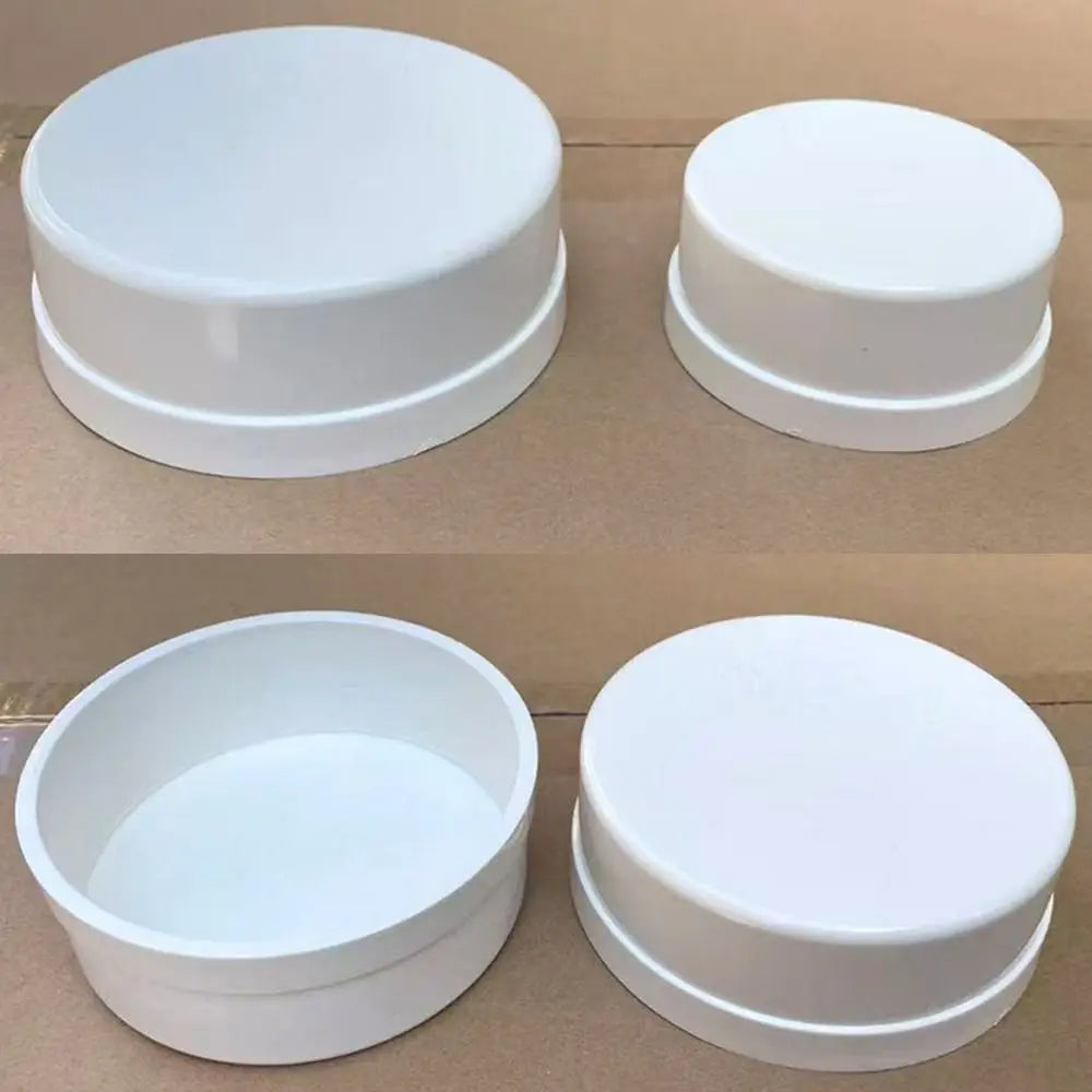 PVC Pipe End Cap 50–200mm | Water Stop Insert Plug for Irrigation