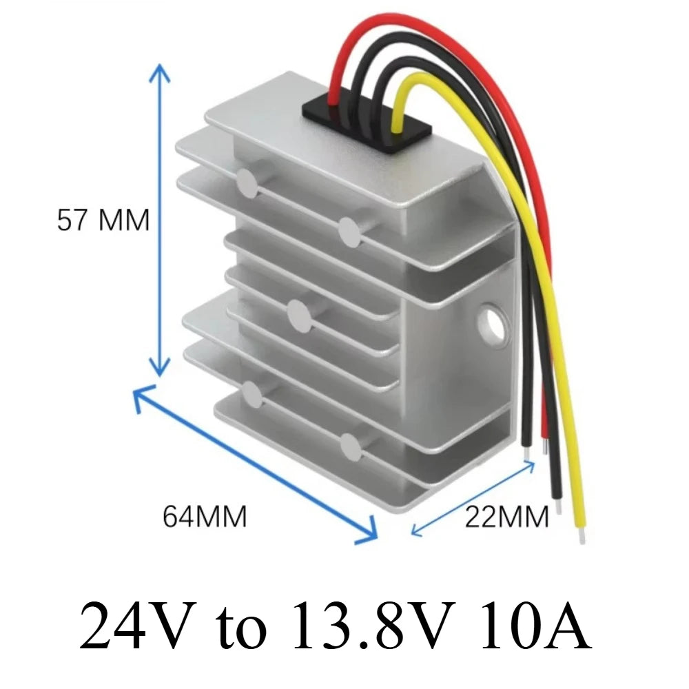 24V to 13.8V 5A 10A 15A 20A 30A 40A 50A 60A Voltage Converter Regulator DC/DC Buck Transformer Buck Module Power Supply CE RoHS Oasis Select 24V to 13.8V 10A 24V 13.8V